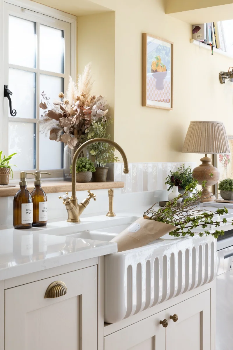 surrey country cottage project kitchen sink